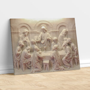The Last Supper Sculpture Relief