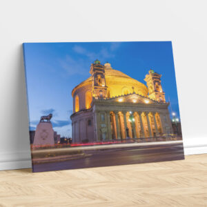 Mosta Dome Church at Twilight – Malta
