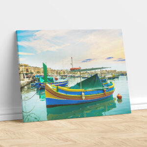 Maltese Luzzu at Harbour – Malta