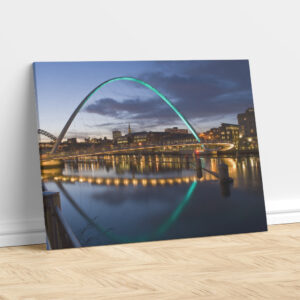 Gateshead Millennium Bridge at Dusk – Newcastle, England