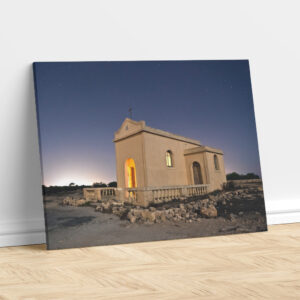 San Dimitri Chapel at Night – Għarb, Gozo