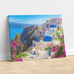 Blue Domes of Santorini – Greece