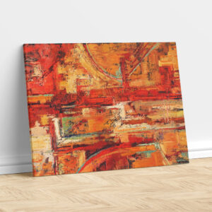 Abstract Amber – Painting Print