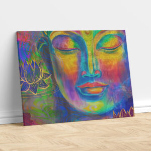 Buddha in Colour – Painting Print