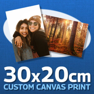 Custom Canvas Print – 30x20cm