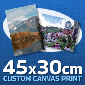 Custom Canvas Print – 45x30cm