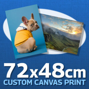 Custom Canvas Print – 72x48cm