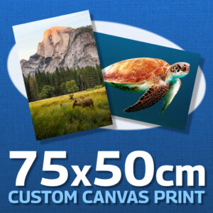 Custom Canvas Print – 75x50cm