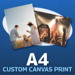 Custom Canvas Print – A4